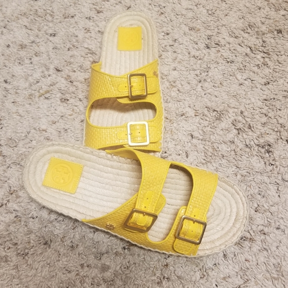 Tory Burch two strap espadrille slide - Picture 1 of 1